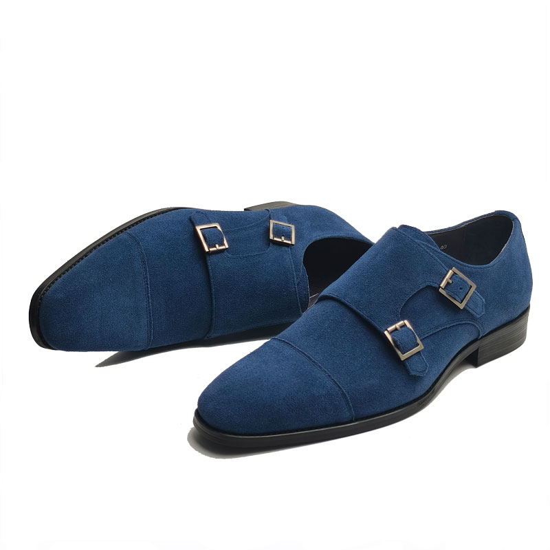 Formal Upper Wear Men - Moda Mavi Erkek Deri Ayakkabılar Sığır