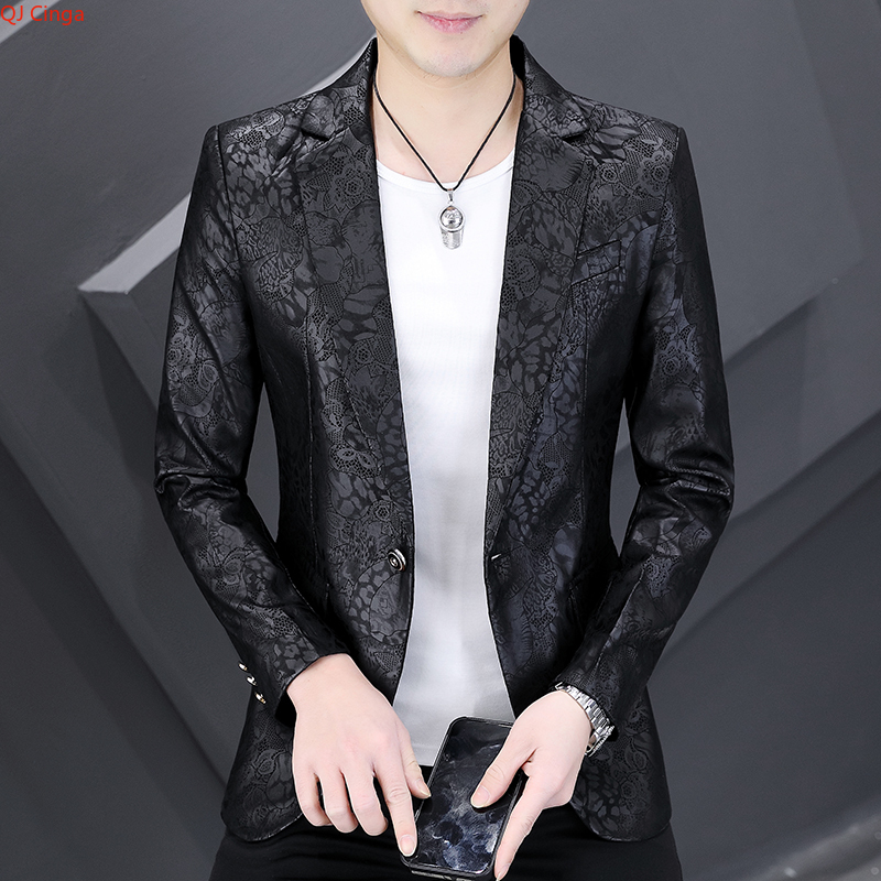 Asian Men Formal Wear - 2026 İlkbahar Erkek Siyah Takım Elbise