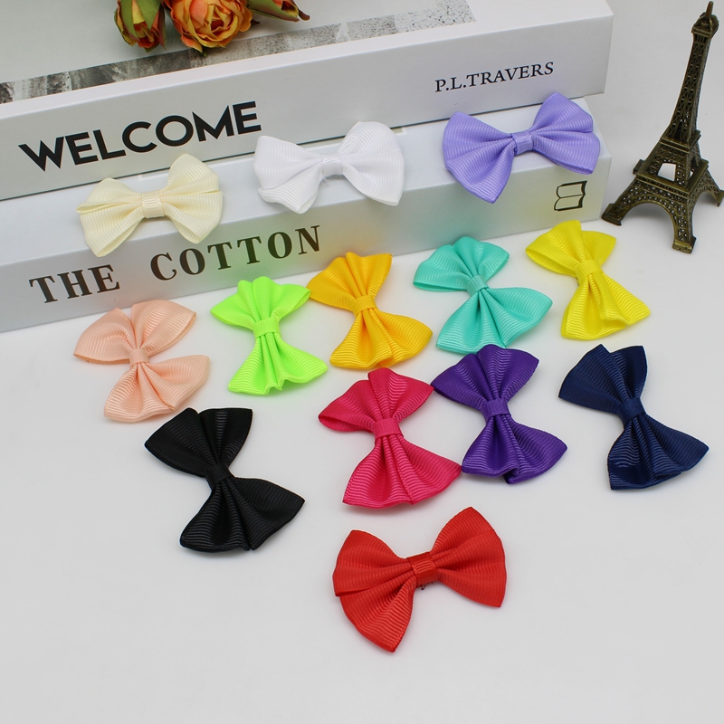 Satin Bow Tie - 10/20 adet 5cm saten şerit fiyonk