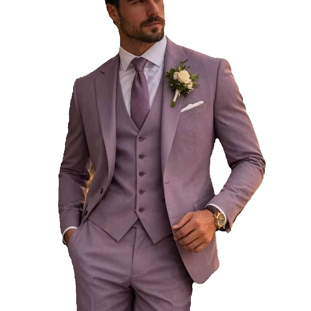 Lavanta 3 Parça erkek Takım El - Men'S Formal Wear In Wedding incelemesi ve fiyatı