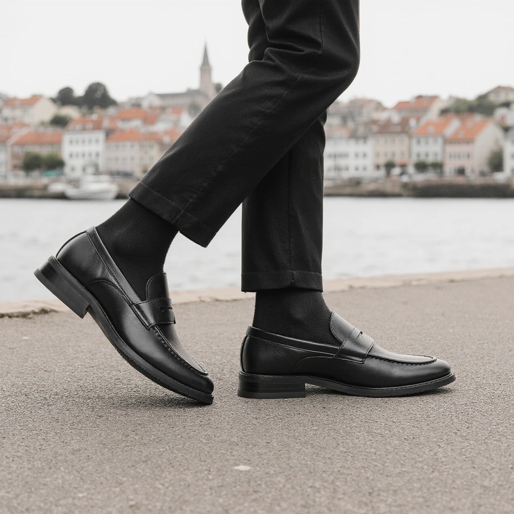Erkek Siyah Penny Loafer'lar K - Men Formal Wear Shoes incelemesi ve fiyatı