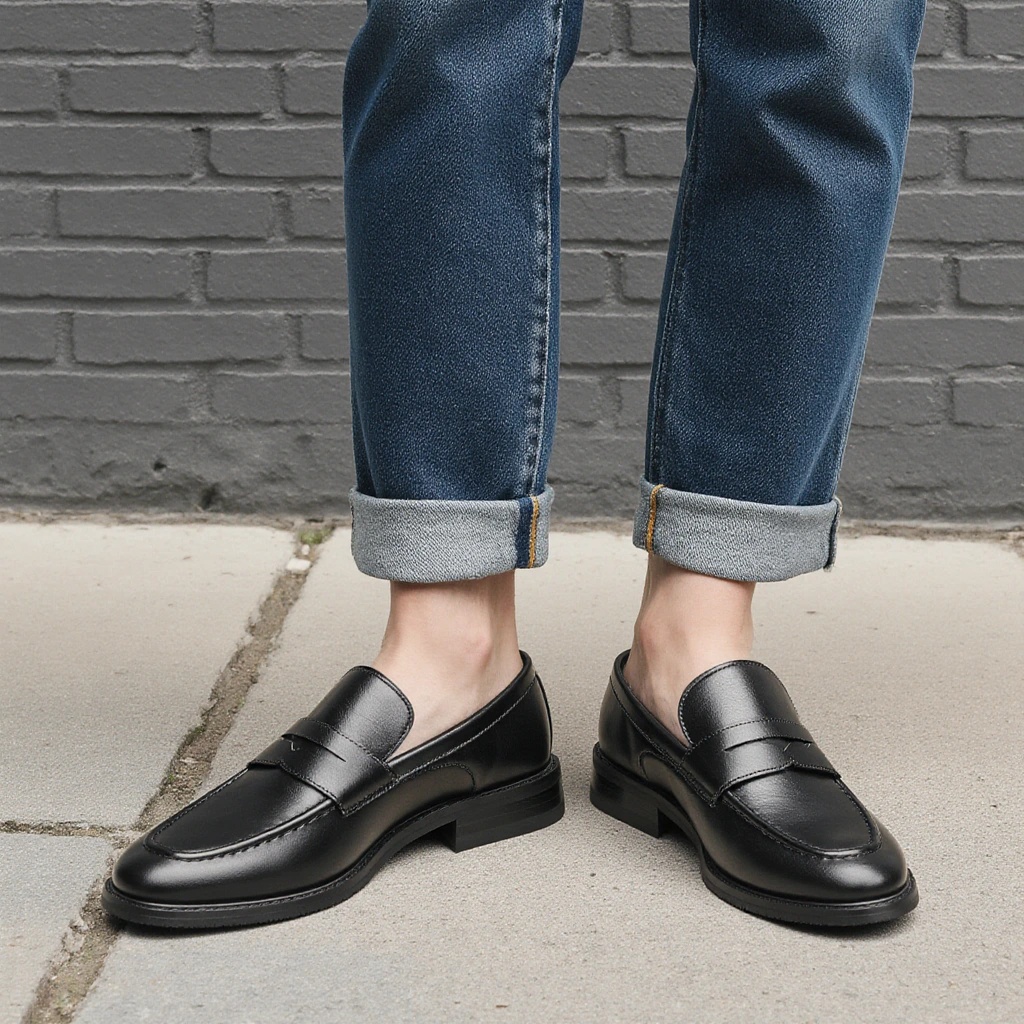 Erkek Siyah Penny Loafer'lar K - Men Formal Wear Shoes incelemesi ve fiyatı