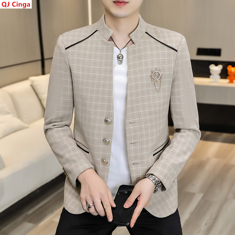 Çin tarzı erkek uzun kollu tak - Asian Men Formal Wear incelemesi ve fiyatı