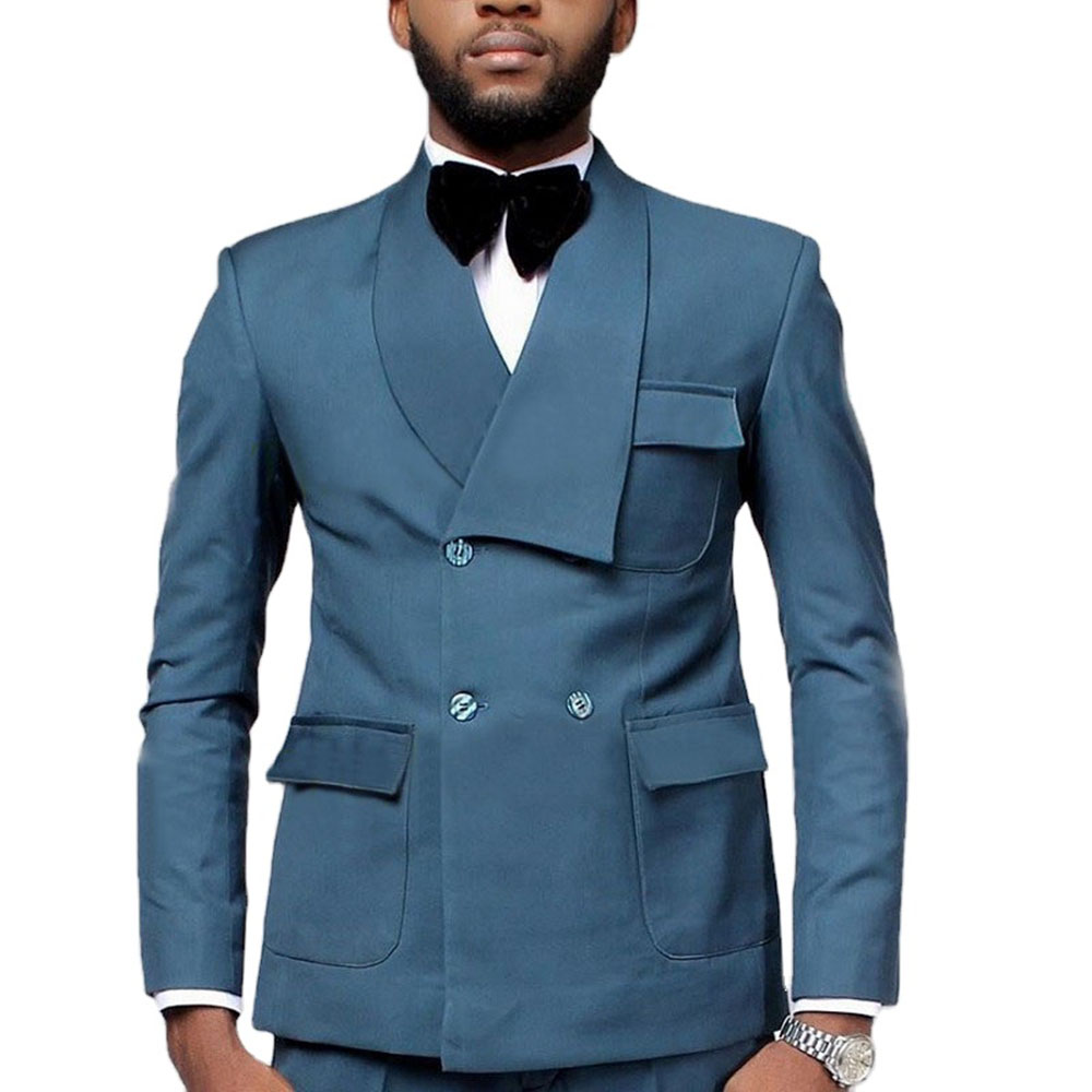 Son Tasarım Kruvaze Göl Mavi B - Men Formal Wear Jacket incelemesi ve fiyatı