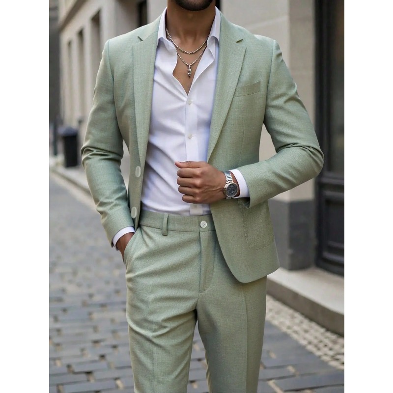 İş Adamları İçin Tek Renk Takı - Men'S Formal Wear In Wedding incelemesi ve fiyatı