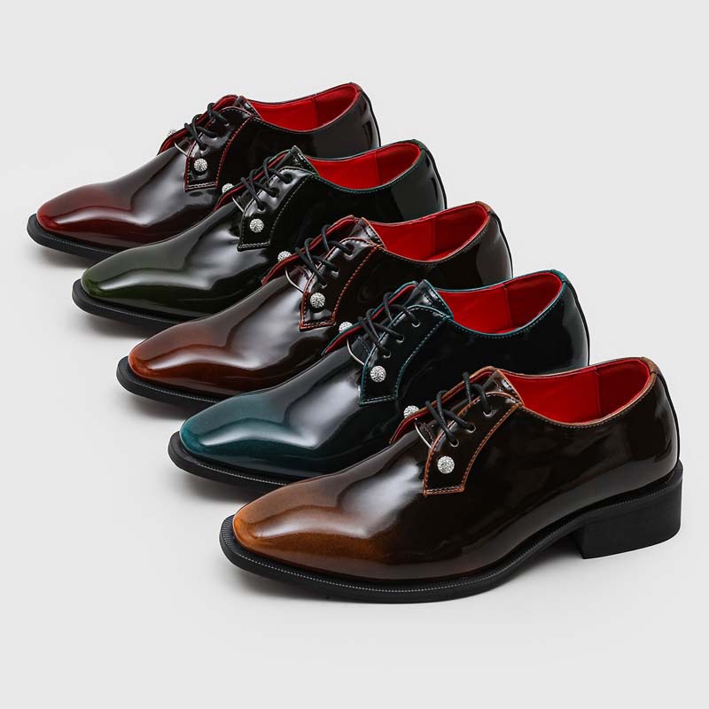 Lüks Patent Deri Derbys Elbise - Men'S Luxury Formal Wear incelemesi ve fiyatı