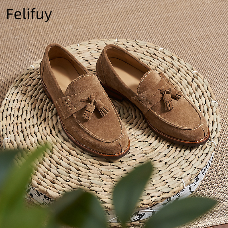 Yeni Kahverengi Erkek Düz Loaf - Men Formal Wear Shoes incelemesi ve fiyatı