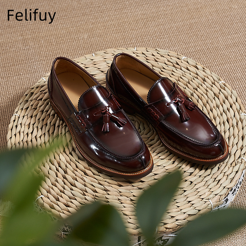 Yeni Kahverengi Erkek Düz Loaf - Men Formal Wear Shoes incelemesi ve fiyatı