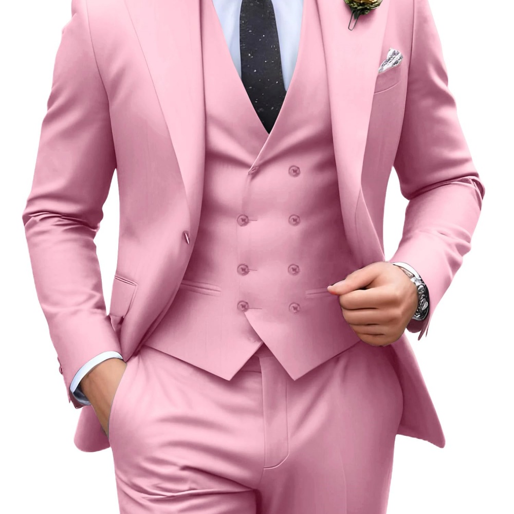 3 Parça Düz Renk Erkek Takım E - Men Formal Wear Jacket incelemesi ve fiyatı