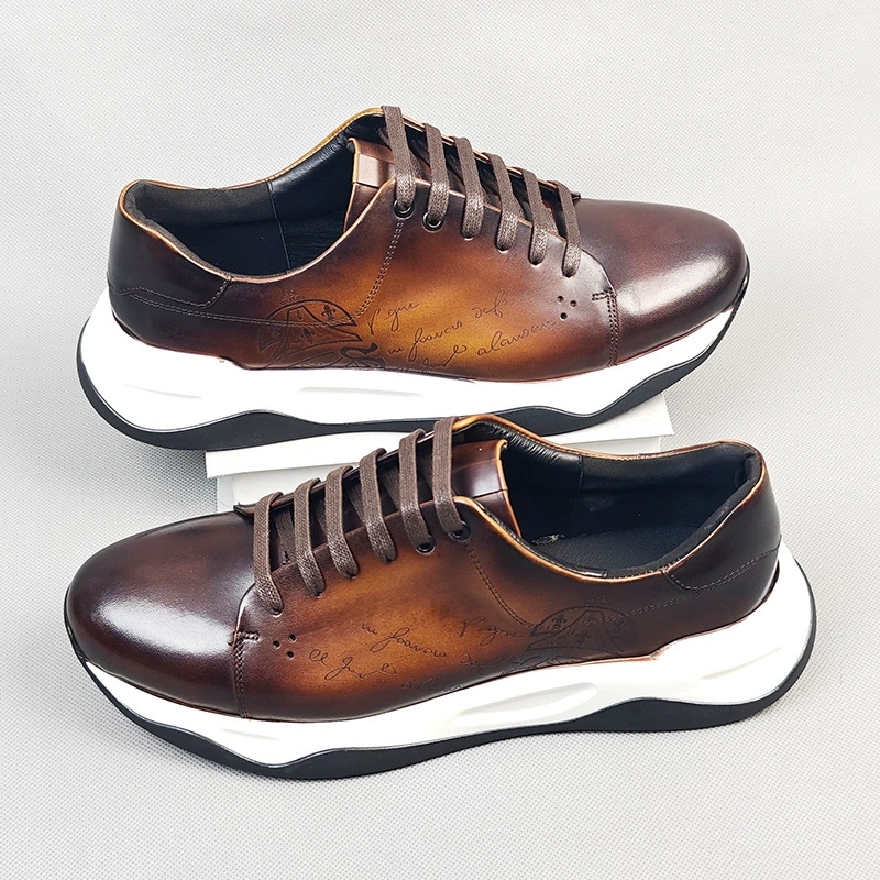 El Yapımı Hakiki İnek Derisi G - Men'S Luxury Formal Wear incelemesi ve fiyatı